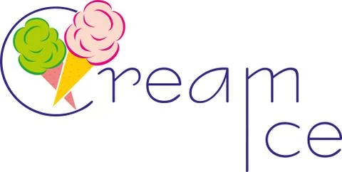 CUP OF ICE CREAM REFRESHING DESSERT Stock Illustration