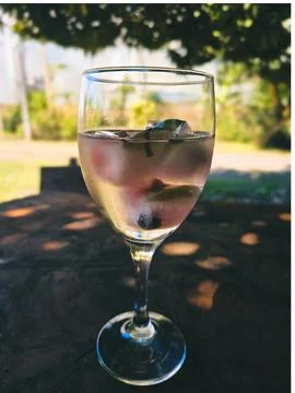 Cup with ice Stock Photos