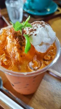 Cup of iced tea Stock Photos