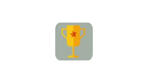 Cup icon animation for video motion graphics Stock Footage 149934654