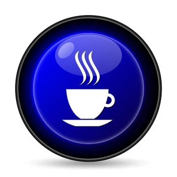 Cup icon. internet button on white background.. Stock Illustration