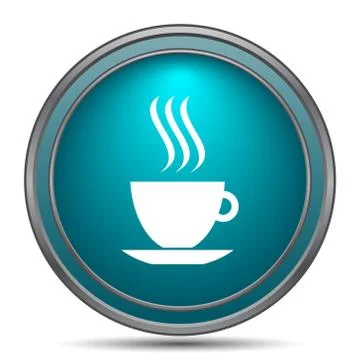 Cup icon. Internet button on white background.. Stock Illustration