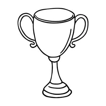 Cup icon. Outlined Stock Illustration