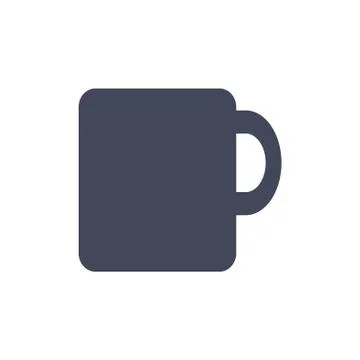 Cup Icon Vector flat design style Stock Illustration