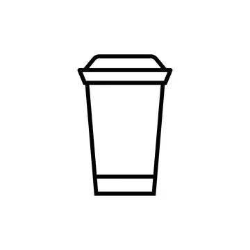 Cup icon vector Stock Illustration