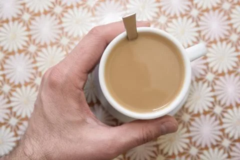 Cup of instant coffee Foto stock