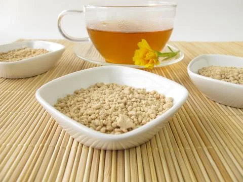 Cup of instant tea Stock Photos