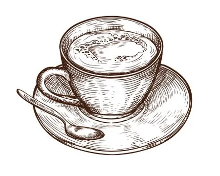 Cup isolated on white background. Stock Illustration