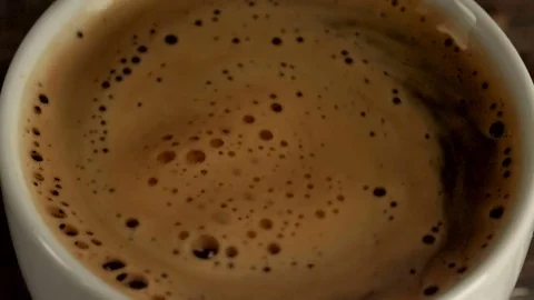 Cup of italian espresso Stock Footage 70485971