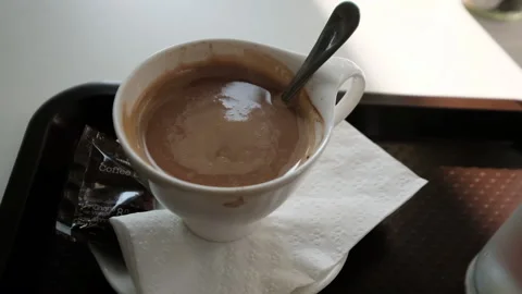 Cup of Joe on the Table Stock Footage 226360075