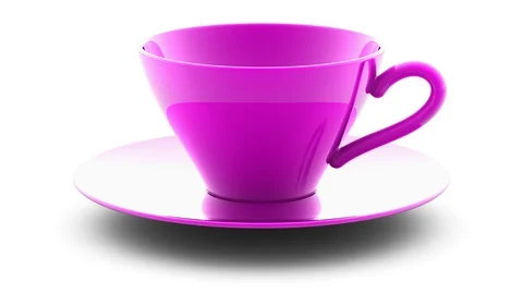 The cup. Loopinf footage with encoder Prores 4444 and alpha channel included. Stock-Footage 111977792