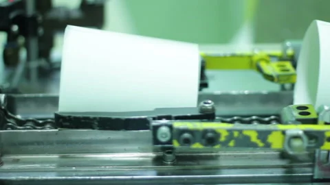 Cup Machine Clos up Stock Footage 139950903