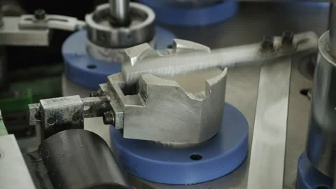 Cup Machine Loading. Coffee-to-go cup production on a machine. Video stock 198495009