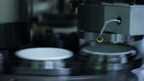 Cup Machine Pan right Stock Footage 139950996