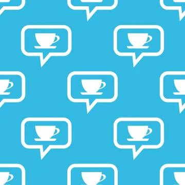 Cup message pattern Stock Illustration