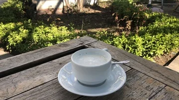 Cup of milk. Stock Footage 85969565