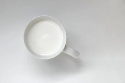 Cup of milk Illustrazione stock