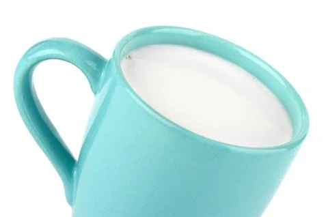 Cup of milk Stock Photos