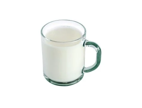 Cup of milk Stock Photos