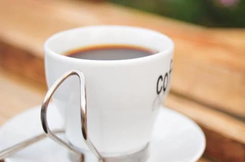 Cup of morning coffee Stock Photos