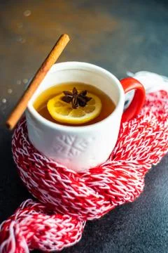 Cup of mulled tea Foto stock