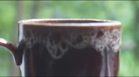 Cup, pigeons on branch Видео 39872036
