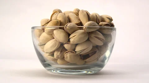 Cup of Pistachios Video stock 32420021