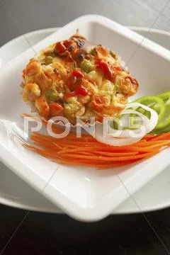 Cup pizza Stock Photos