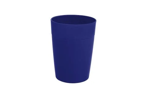 Cup plastic isolated on white Stock Photos