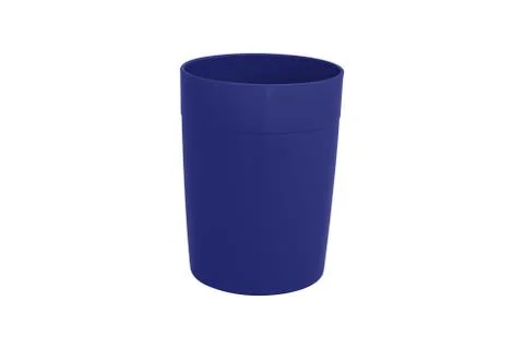 Cup plastic isolated on white Stock Photos