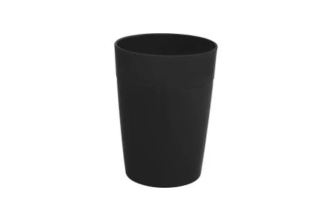 Cup plastic isolated on white Stock Photos