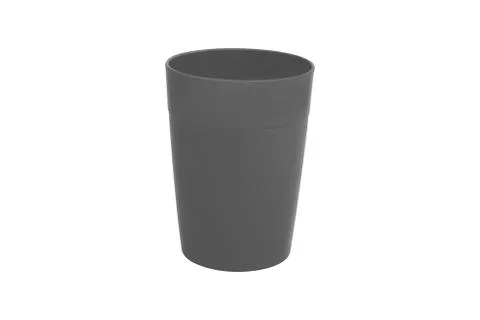 Cup plastic isolated on white Stock Photos
