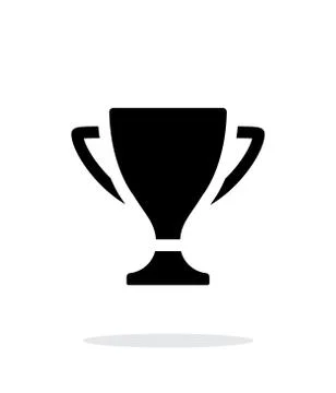 Cup simple icon on white background. Stock Illustration