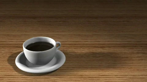 A cup of steaming hot coffee Video stock 436590