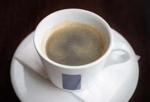 Cup of strong coffee Stock Photos