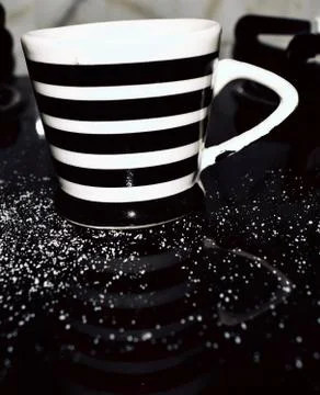 Cup on the table Stock Photos