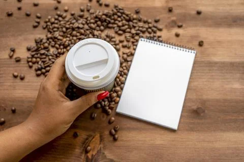 Cup of take-away Stock Photos