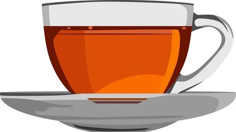 Cup Tea Beverage Stock Illustration