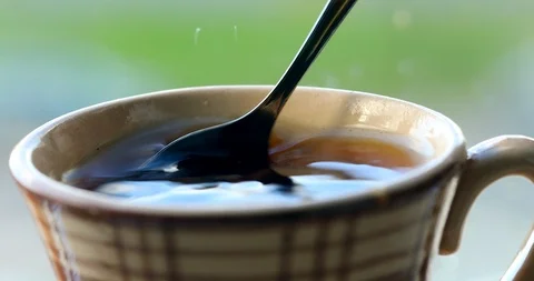 Cup of tea closeup Video stock 95569794