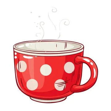 Cup of Tea Colored Vector Illustration Stock Illustration