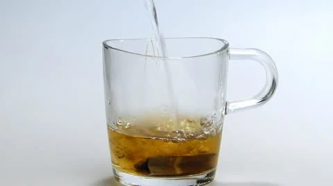 Cup with tea Stock Footage 21554718