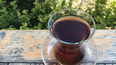 Cup of tea. 스톡 동영상 85970802