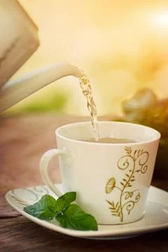 Cup of tea Stock Illustration