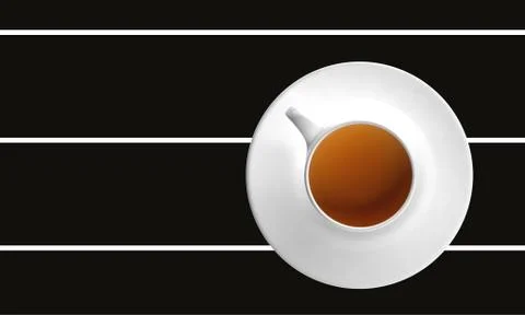 Cup with tea Stock Illustration