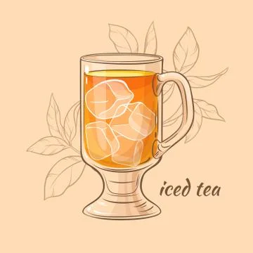 Cup of tea Stock Illustration