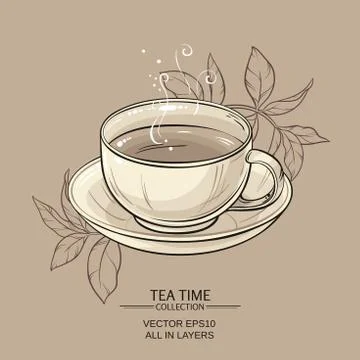 Cup of tea Stock-Illustration