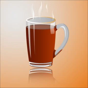 Cup of tea Stock Illustration