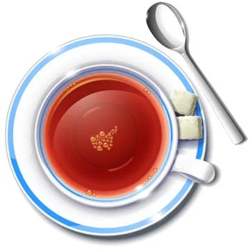 Cup of tea Stock Illustration