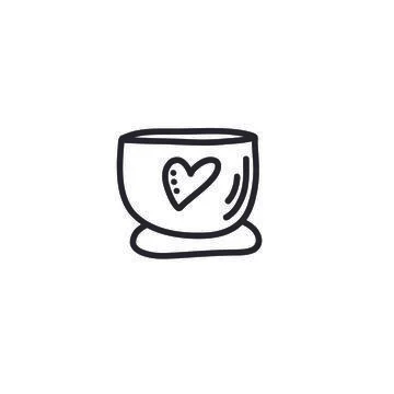 Cup of tea Illustrazione stock