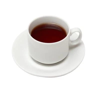 Cup of tea isolated on white background Stock Photos